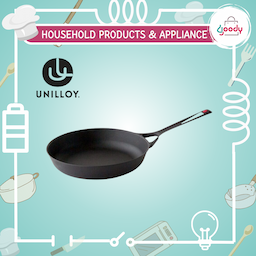 Unilloy - 日本 - UNILLOY 一體成型鑄鐵平底煎鍋 【日本三条鑄工所製】 26cm
