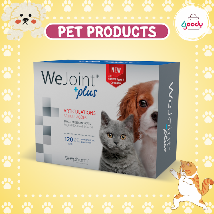 Wepharm  - 寵物關節產品 小型犬和貓 -WeJoint +Plus Small Breed and Cat (30tabs)